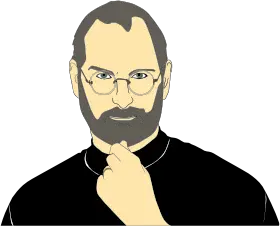 portrait of Steve Jobs