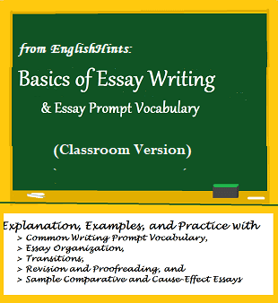 samples of essay writing in english