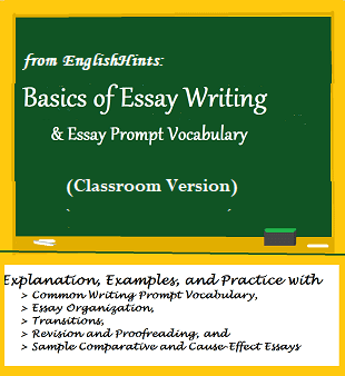 essay writing in english is broadly divided into two