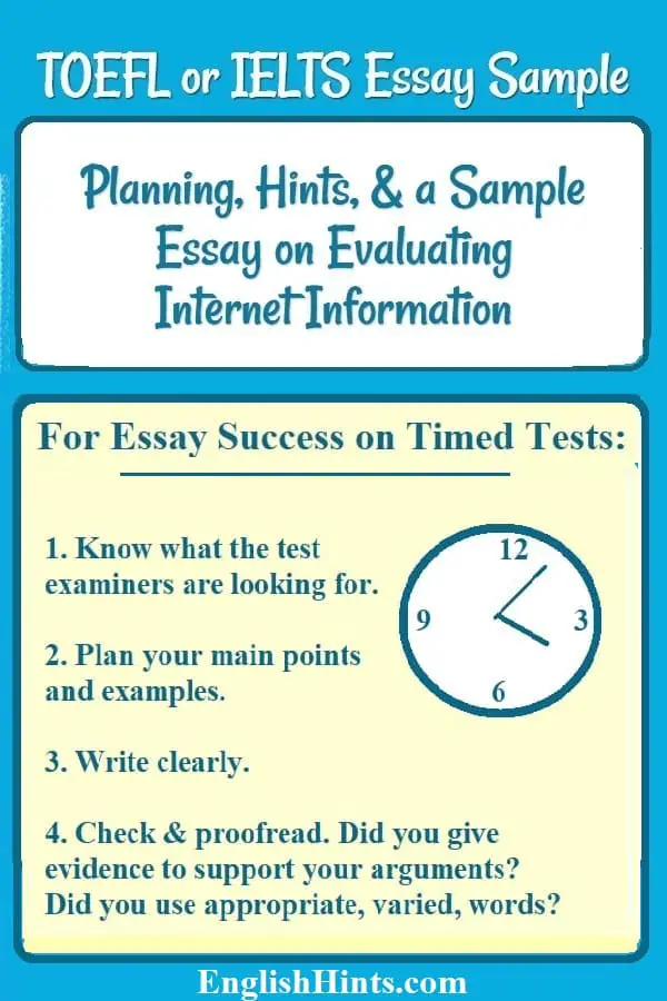 essay writing with hints