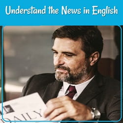 man reading the news