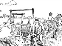 old harvesting machinery