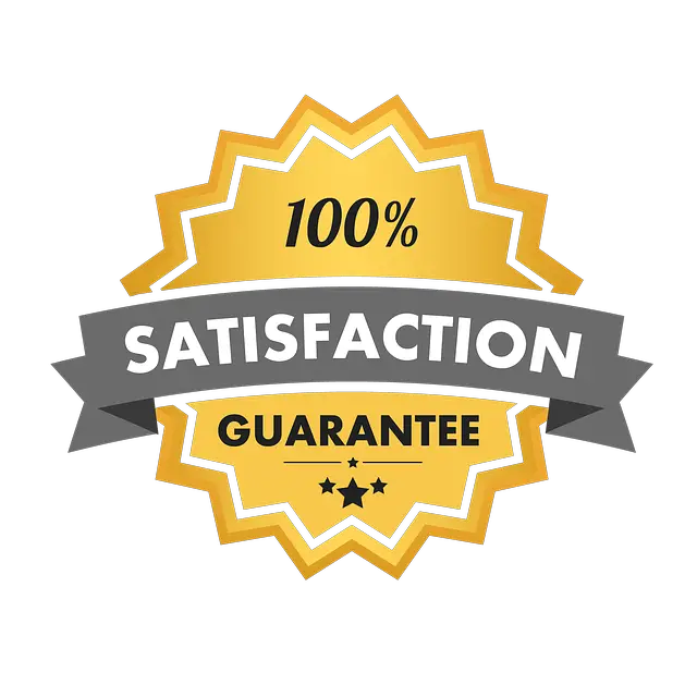 100% satisfaction guarantee