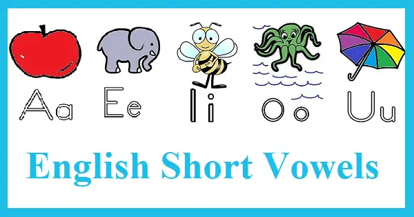 Long And Short Vowel Sounds Chart