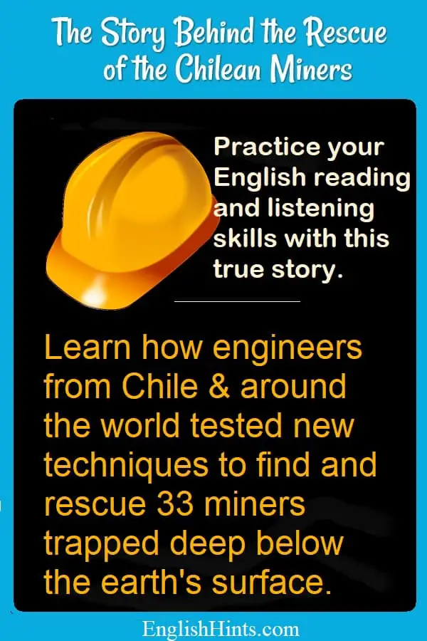Practice your English reading and listening skills with this true story of a rescue against all odds.