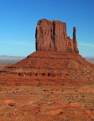 a photo from Monument Valley-- Tony Hillerman country.